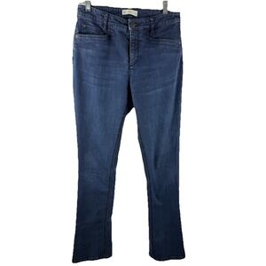 JJill Denim Smooth Fit Barely Boot Cut Jeans Sz 6 Med Wash Polished Casual Basic